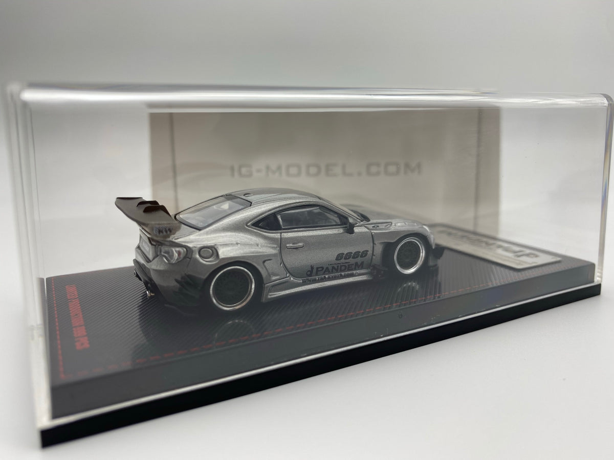 Tarmac Works x Ignition Model 1/64 Pandem Toyota 86 V3 Gray Metallic -