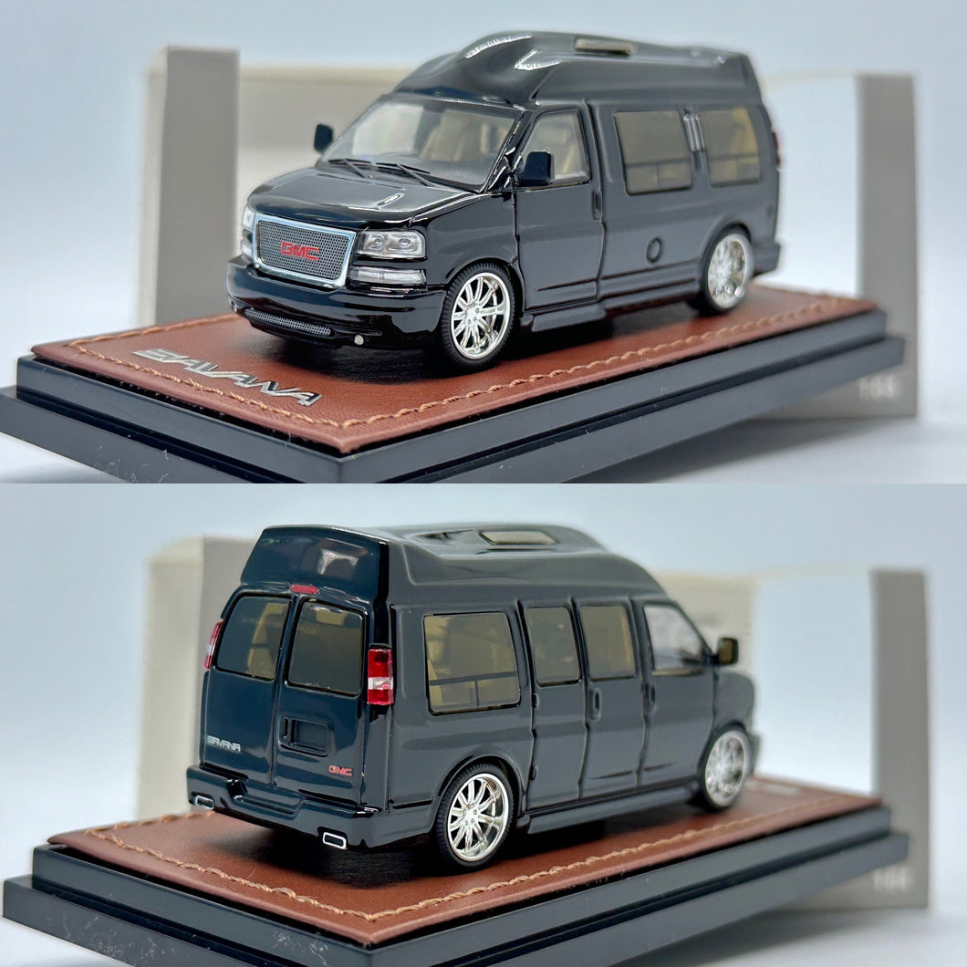 GOC 1/64 GMC Savana - Black