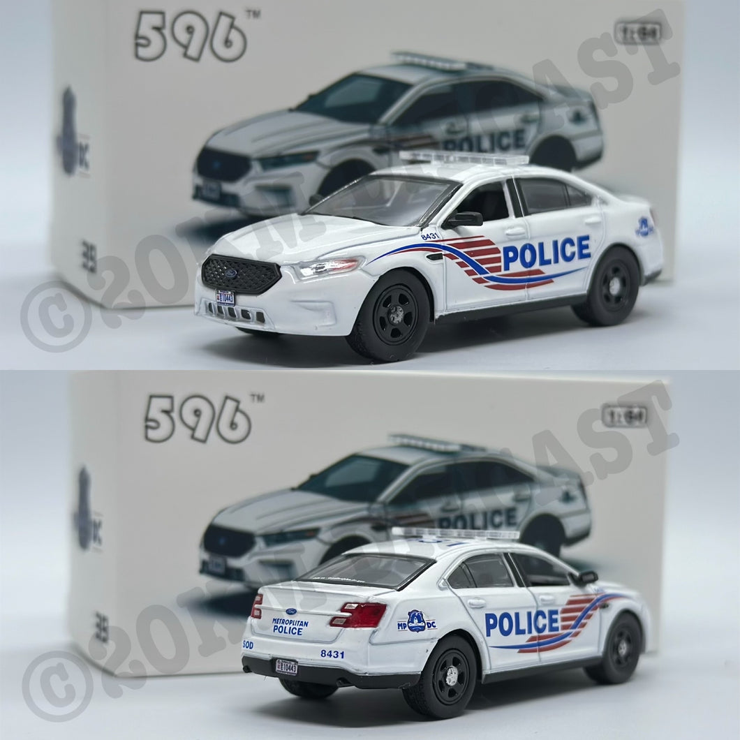 596 Model 1/64 Ford Police Interceptor - Metropolitan Police Department of the District of Columbia MPDC