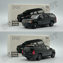 Load image into Gallery viewer, 596 Model 1/64 Chevrolet Suburban - Blank Black Police Version
