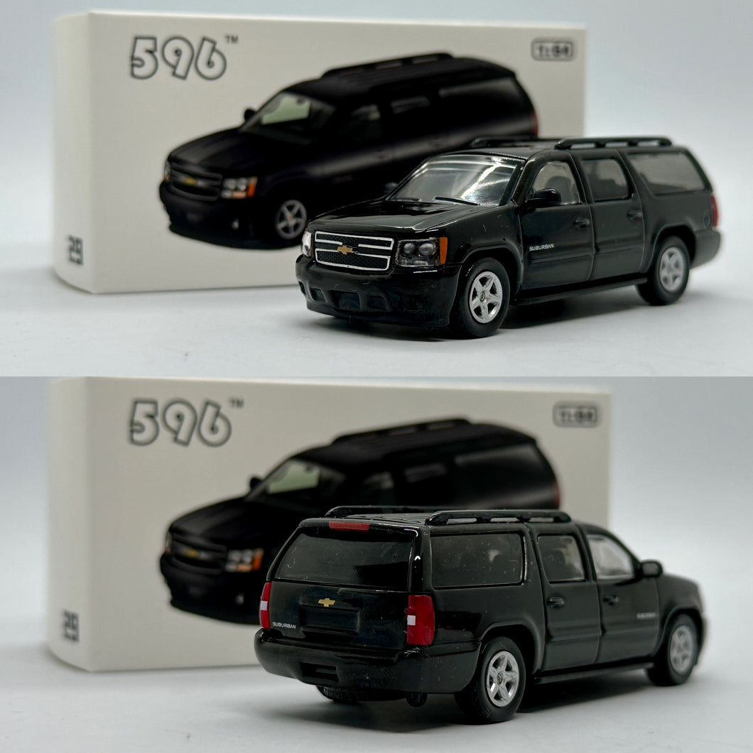 596 Models 1/64 Chevrolet Suburban - Black