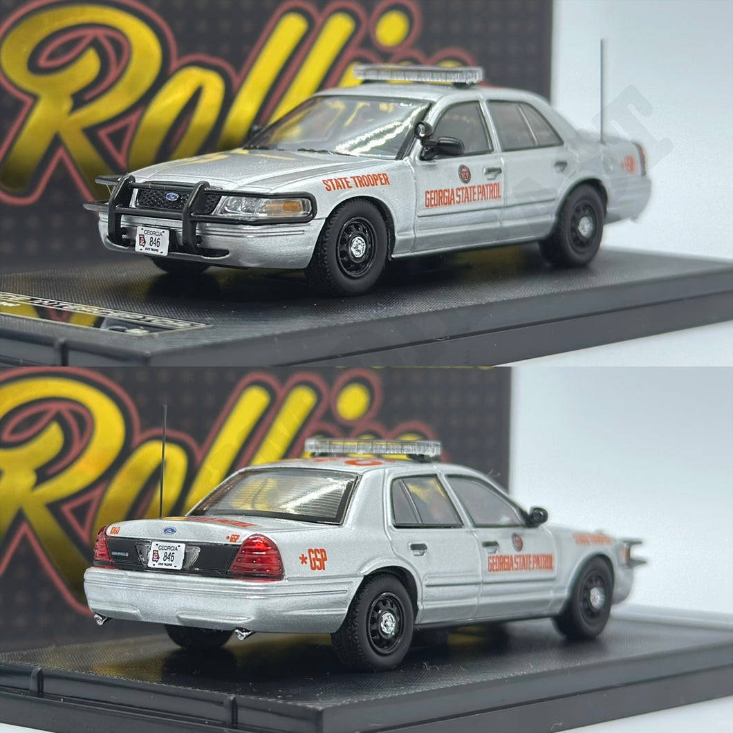 Rollin 1/64 Ford Crown Victoria Police Interceptor - Georgia State Patrol