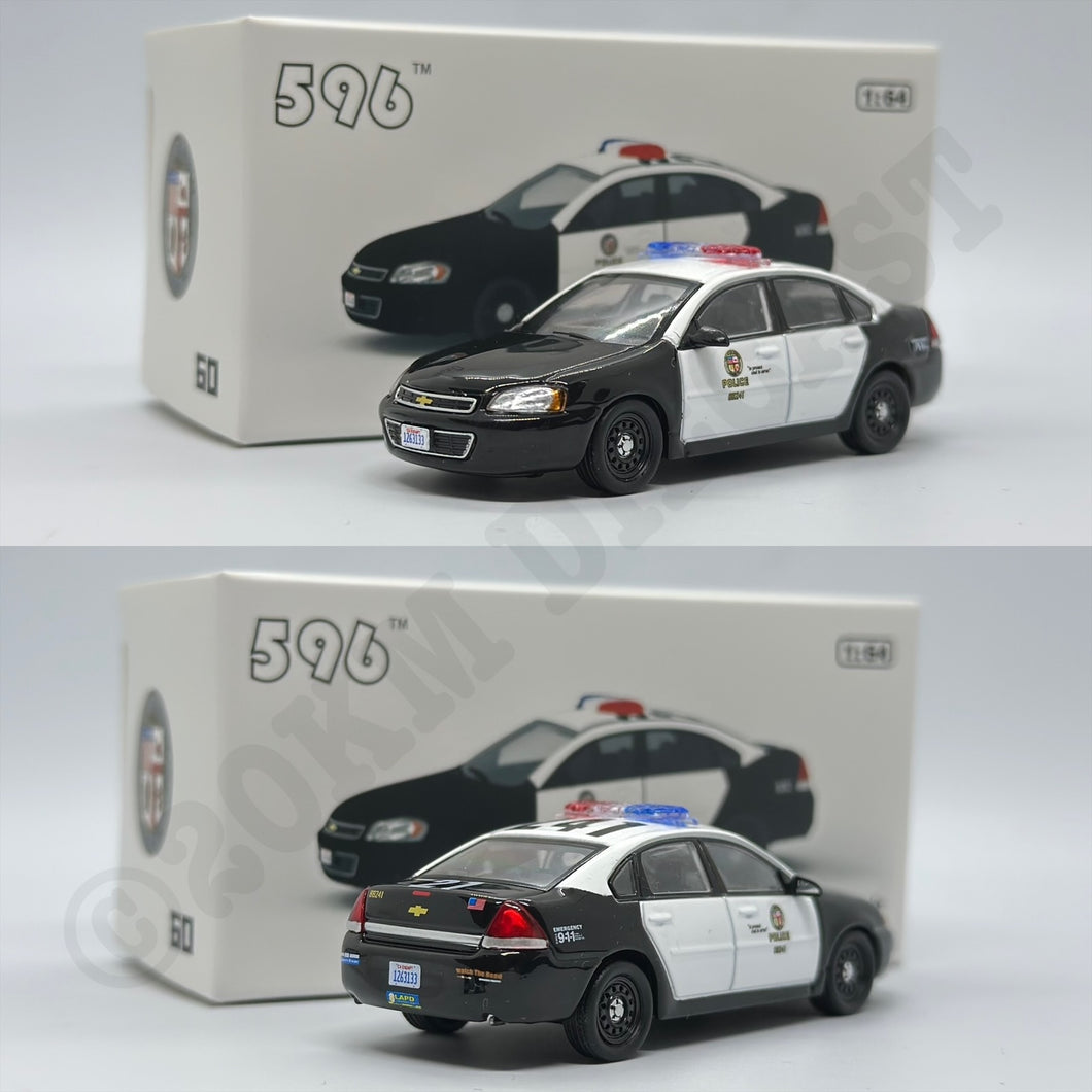 596 Model 1/64 Chevrolet Impala - Los Angeles Police Department (LAPD)