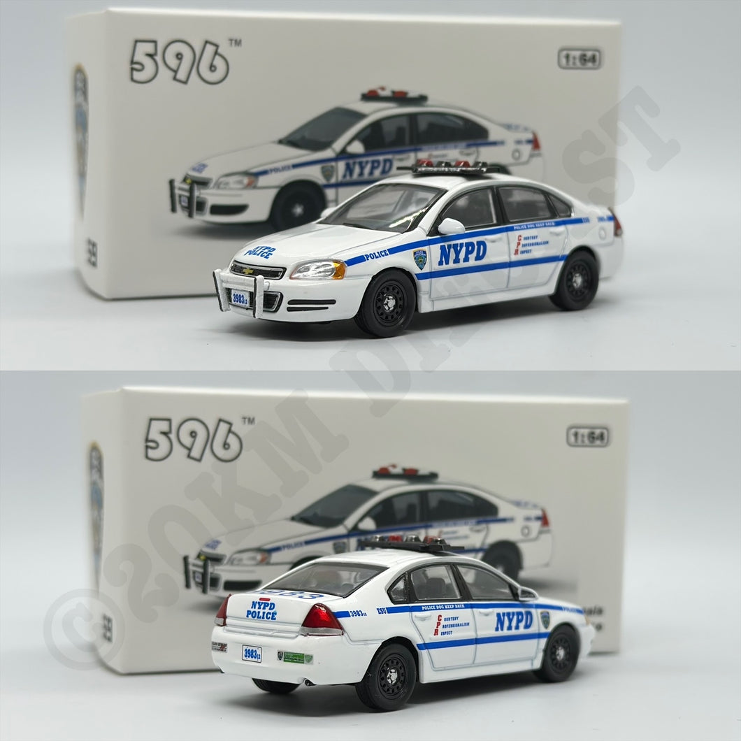 596 Model 1/64 Chevrolet Impala - New York Police Department (NYPD)