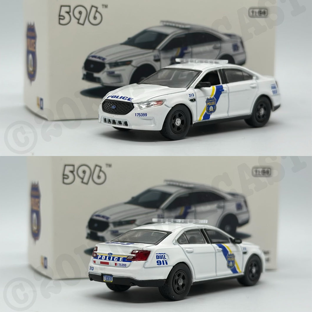 596 Model 1/64 Ford Police Interceptor - Philadelphia Police Department