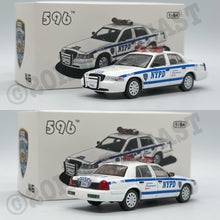 Load image into Gallery viewer, 596 Model 1/64 Ford Crown Victoria - New York City Police Department NYPD
