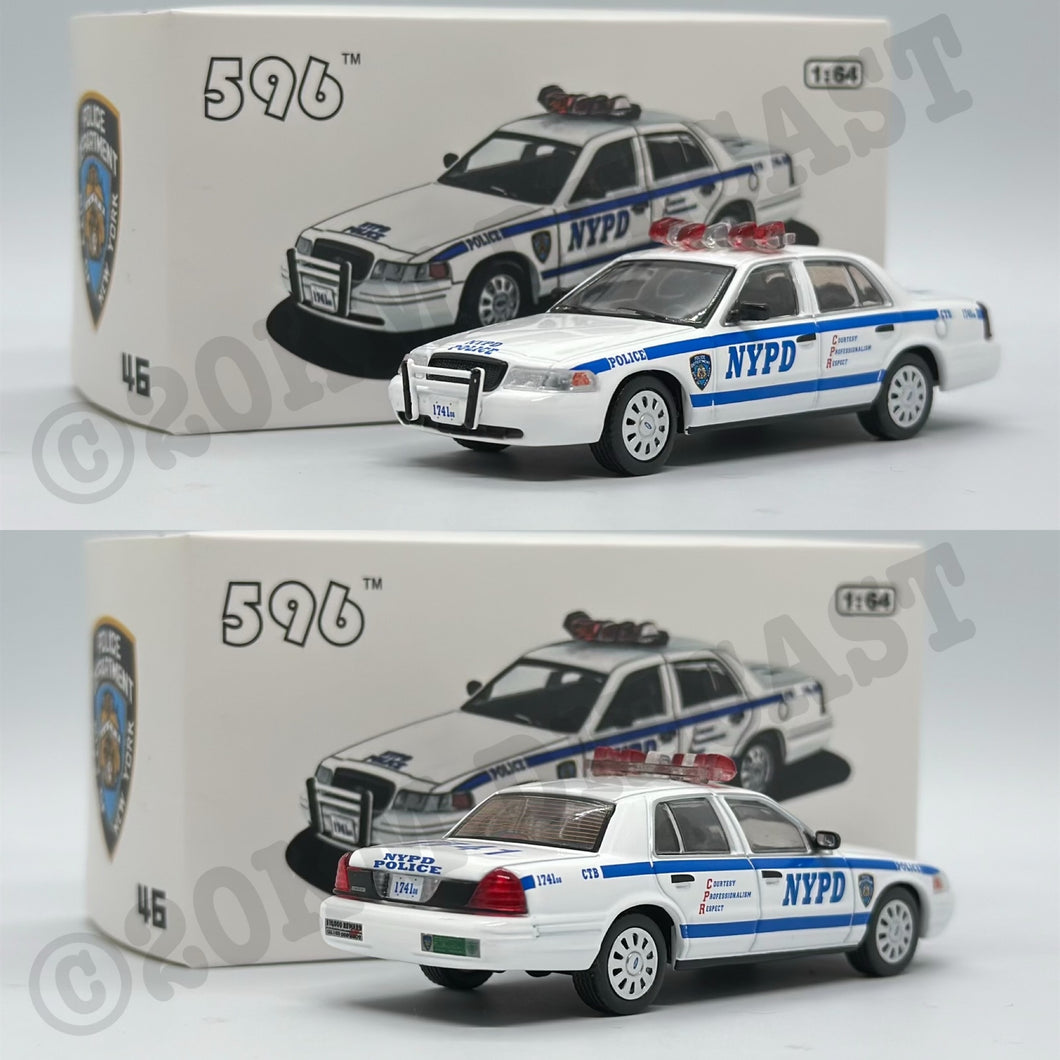 596 Model 1/64 Ford Crown Victoria - New York City Police Department NYPD