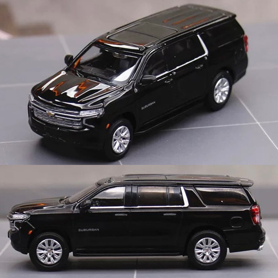 Masdi 1/64 2016 Chevrolet Suburban (Black)