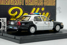 Load image into Gallery viewer, Rollin 1/64 Ford Crown Victoria Police Interceptor - Los Angeles Police Department (LAPD)
