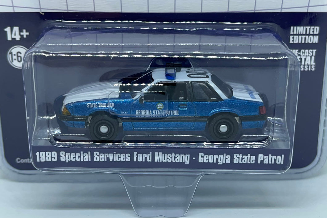 Greenlight 1/64 1989 Ford Mustang - Georgia State Patrol (ACME Exclusive)