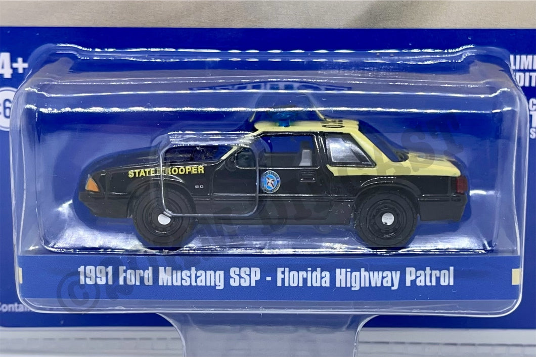Greenlight 1/64 1991 Ford Mustang SSP - Florida Highway Patrol (ACME Exclusive)