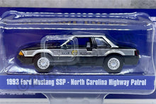 Load image into Gallery viewer, Greenlight 1/64 1993 Ford Mustang SSP - North Carolina Highway Patrol (ACME Exclusive)
