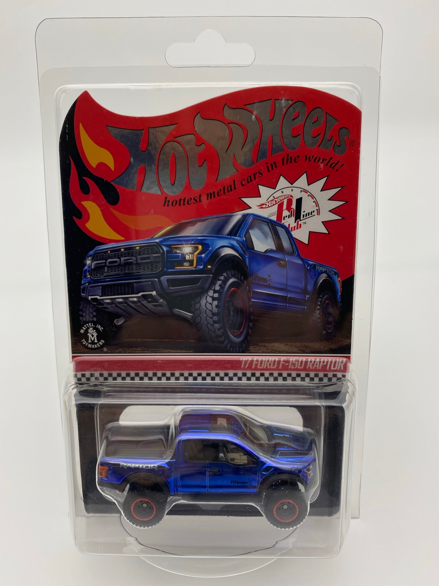 Hot Wheels RLC 17 Ford F-150 Raptor Blue - FPN11