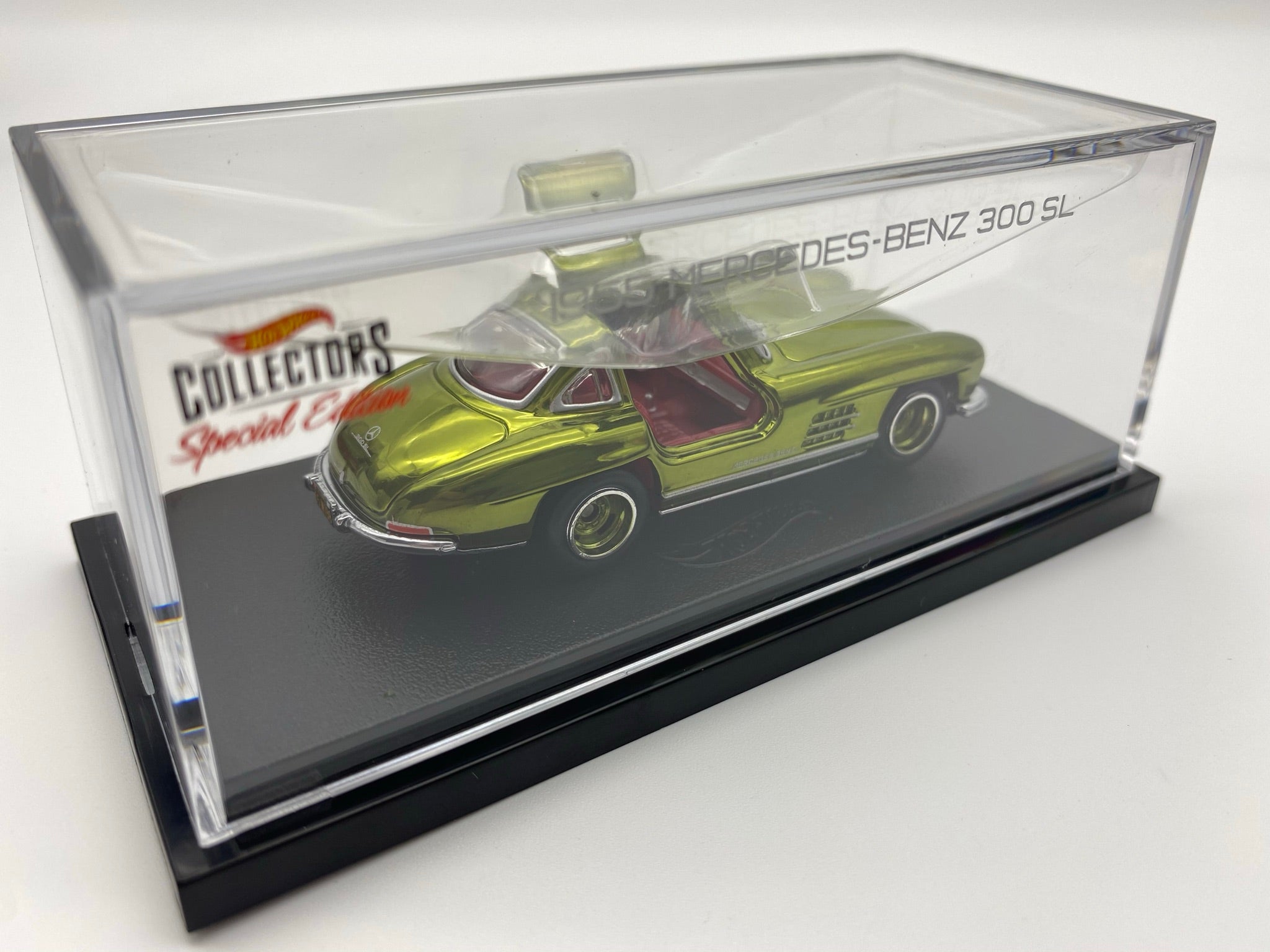 Hot on sale Wheels ‘55 Mercedes-Benz 300 SL olive spectraflame