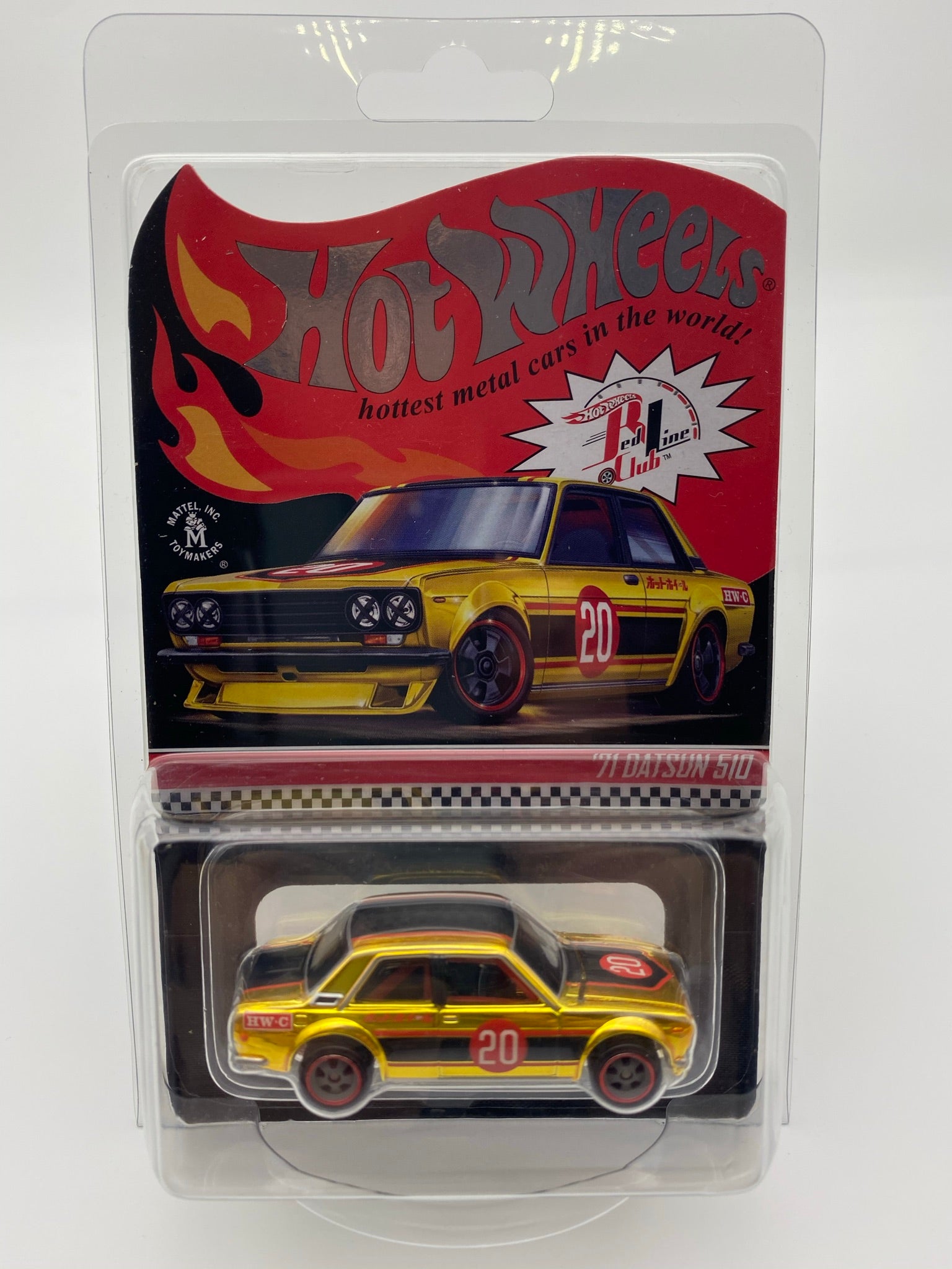 Hot Wheels RLC 71 Datsun 510 Gold - GLH93